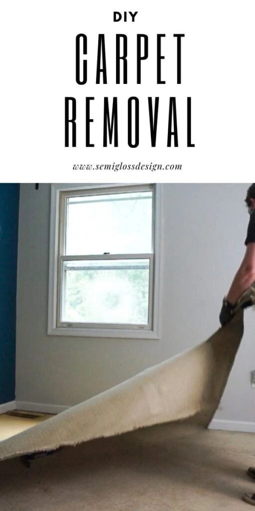 How to Rip Up Carpet The Easy Way Semigloss Design