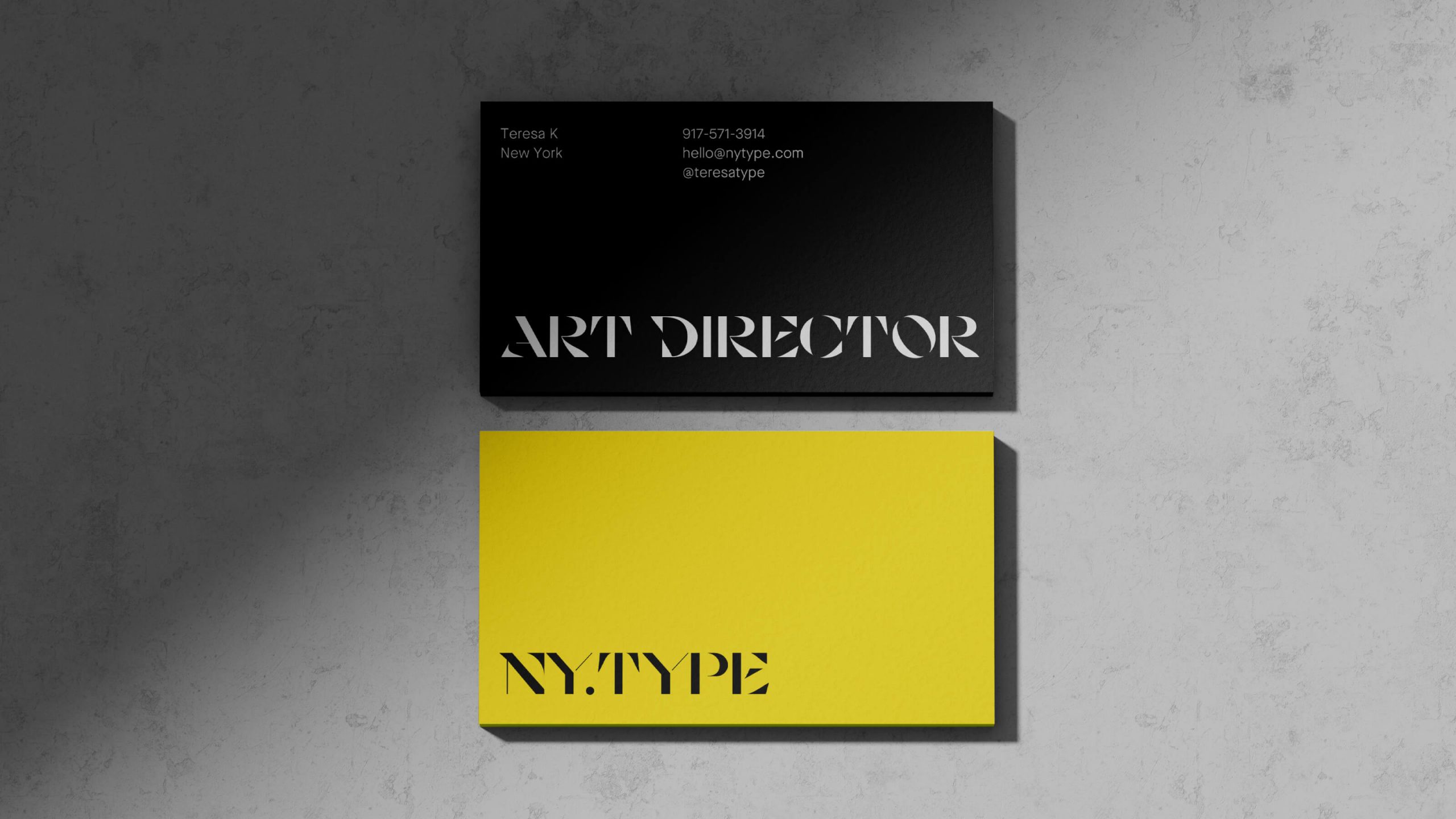 White Business Card Semplice Supply