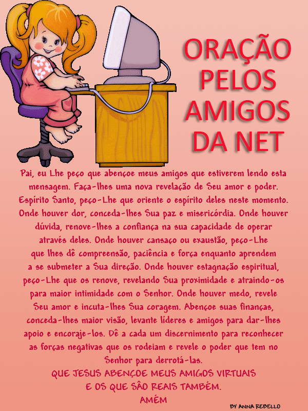 Oração pelos amigos da NET Sempre Alegria