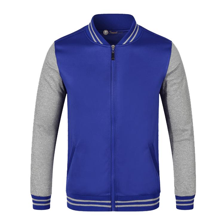 Baseball Jacket (Blue) Semwal Bespoke LTD
