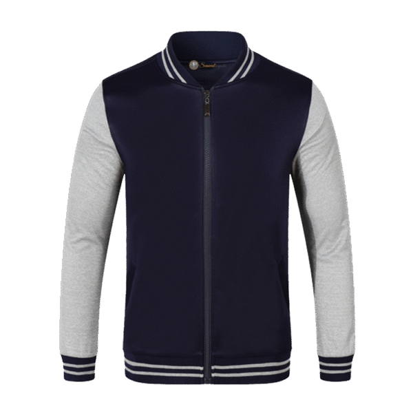 Baseball Jacket (Navy) Semwal Bespoke LTD