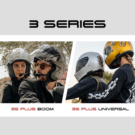 THE SENA 3S PLUS BOOM & 3S PLUS UNIVERSAL HEADSETS ARE NOW AVAILABLE - SENA