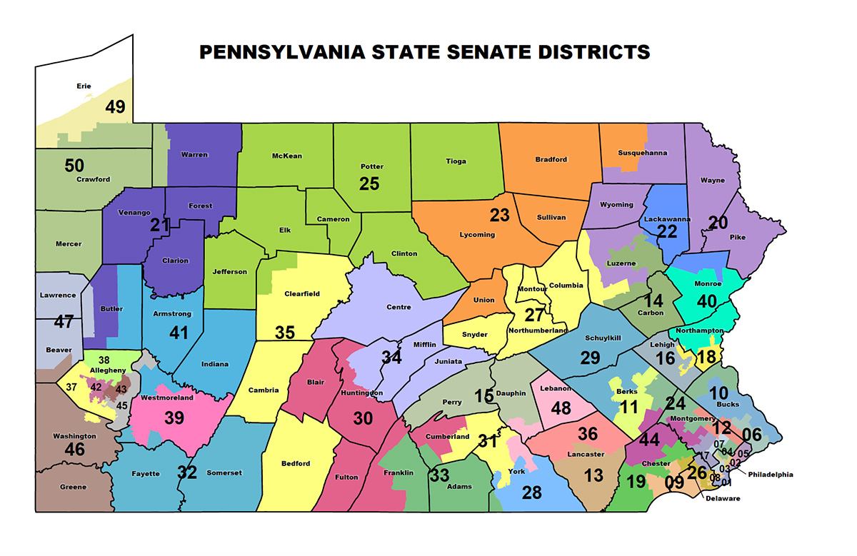 Pennsylvania Senate District Map Pennsylvania Redistricting State Senator Jay Costa