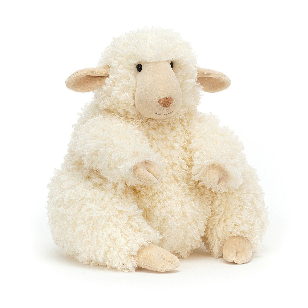 Jellycat Bobbleton Sheep Cute Sheep Thank Ewe Gift Send a Cuddly