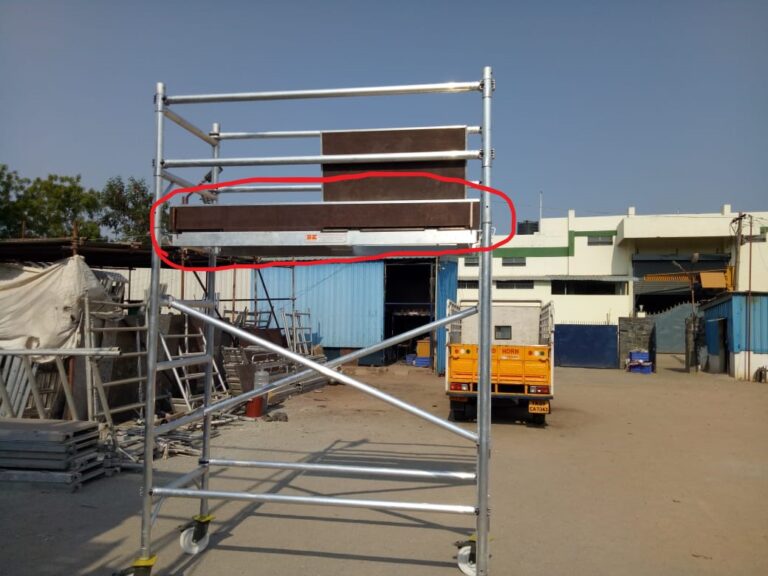 TOE BOARD & Aluminium scaffolding's Safety » Sendhamarai Engineering