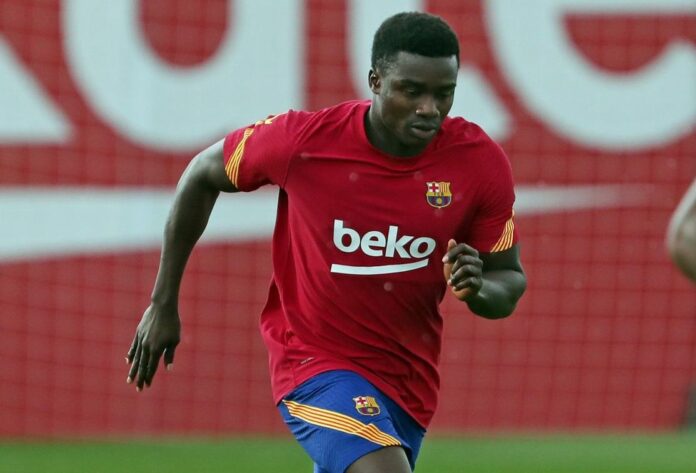 Aug 19, 2020 contract expires: Transfert Fc Barcelone Moussa Wague Prete En Grece Officiel