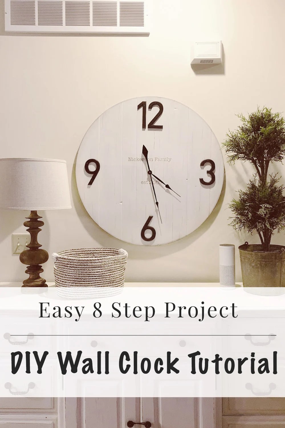 How to Make a DIY Wall Clock in 8 Easy Steps