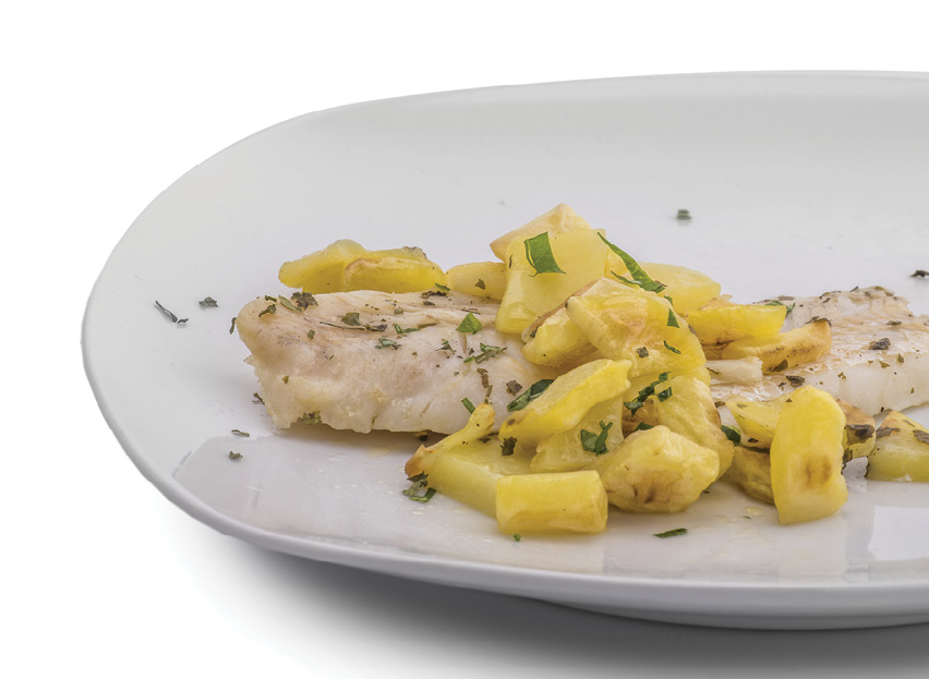 FILETTO DI MERLUZZO CON PATATE (GR 300X4 PZ) Seniogel