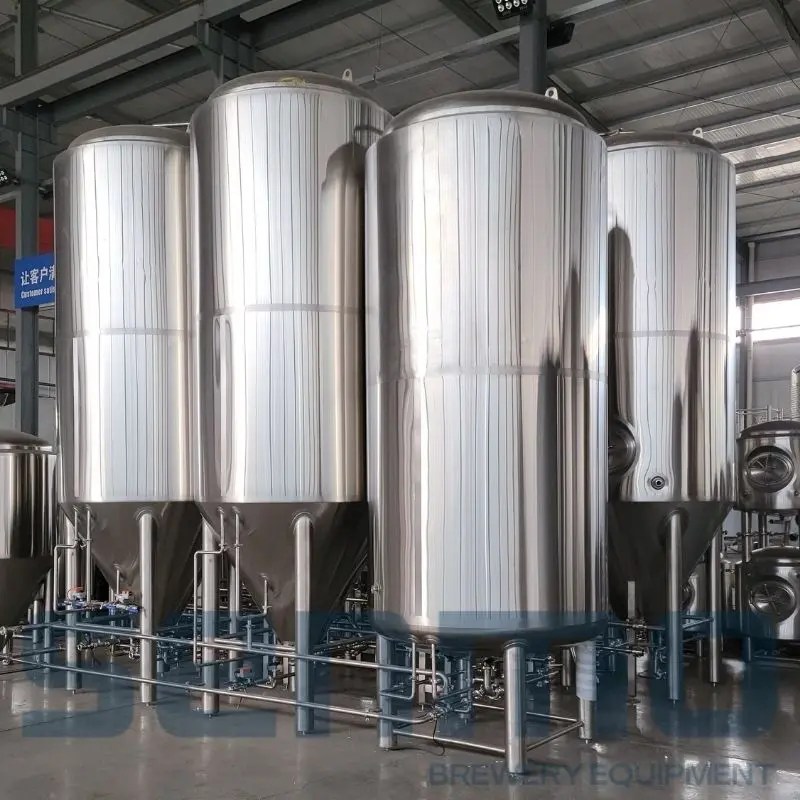 10000L commercial beer fermenters and bright beer tanks for industry