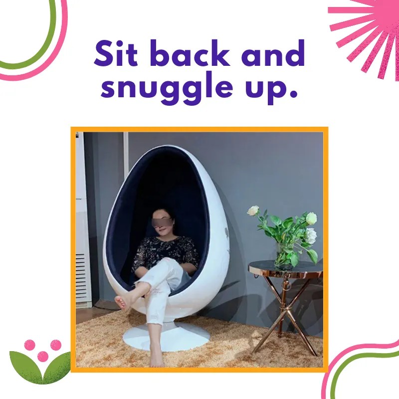 Sensory Egg Shape Chair Blue Sensory Rooms Sensory Room Ideas