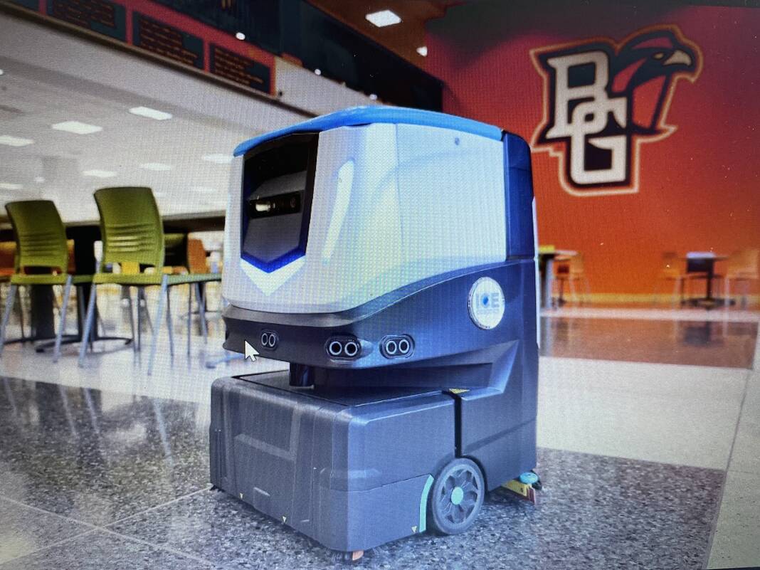 More robots at BGSU Cobi cleans floors Senttrib