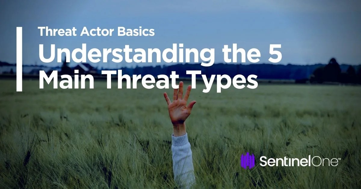 Threat Actor Basics Understanding the 5 Main Threat Types