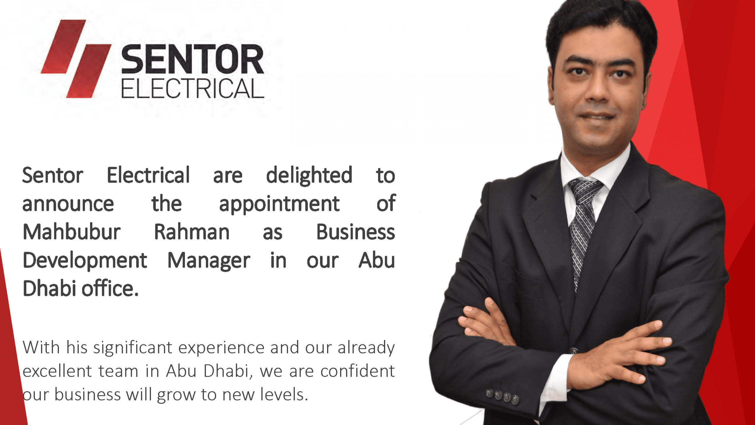 New Business Development Manager Abu Dhabi Sentor Electrical