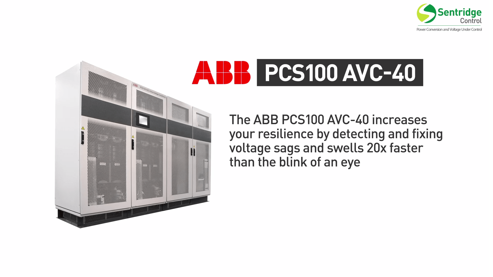 Your Voltage Issues Transformed with the ABB PCS100 AVC40