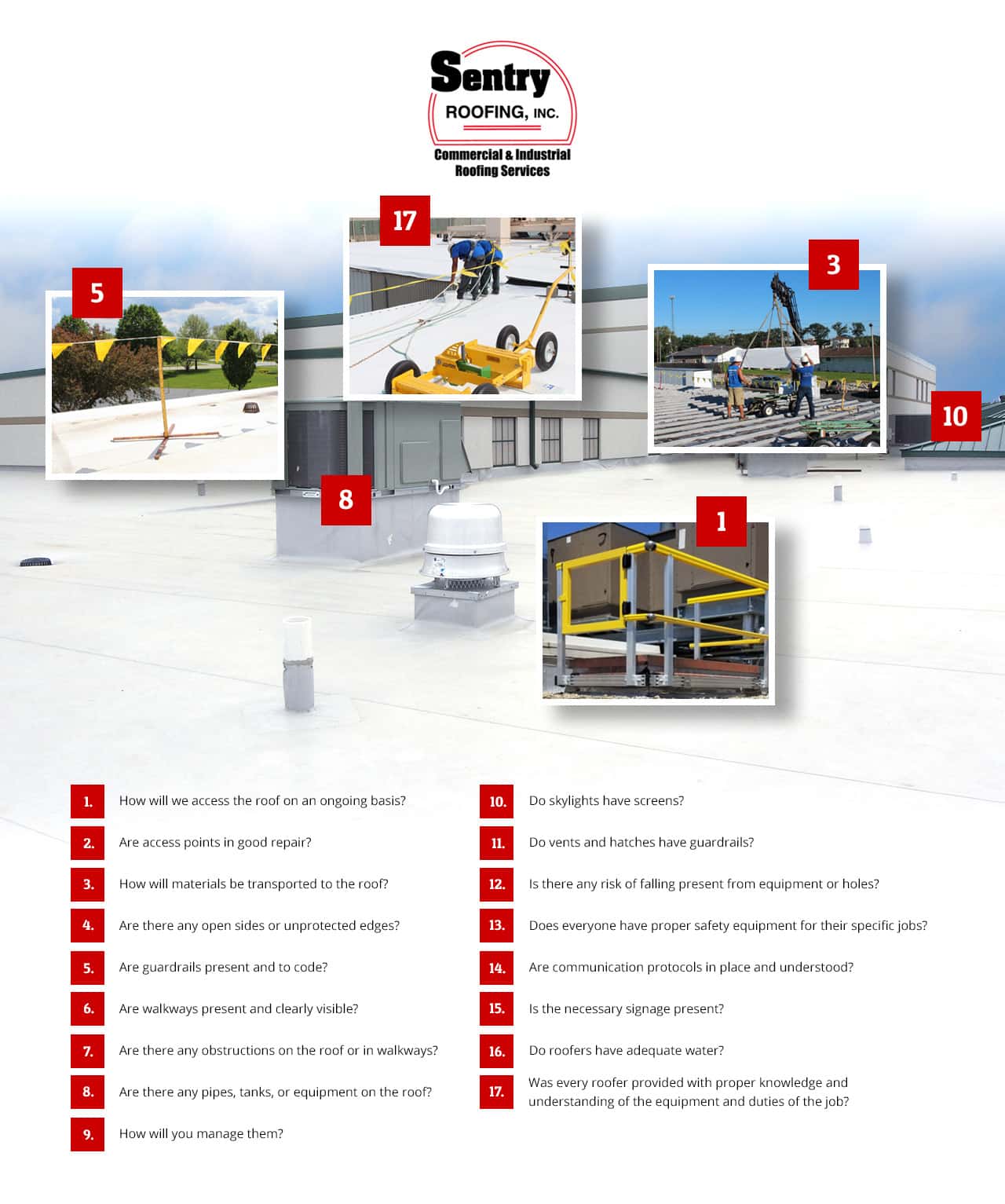 Commercial Roofing Safety Precautions & Checklist Sentry Roofing