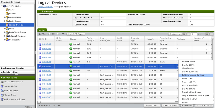 Configuring the Hitachi Device Manager