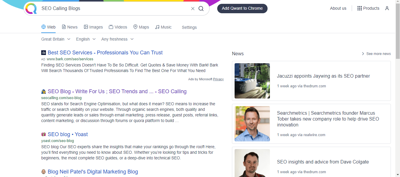 Qwant Search Engine Full Review Qwant vs Google 2021