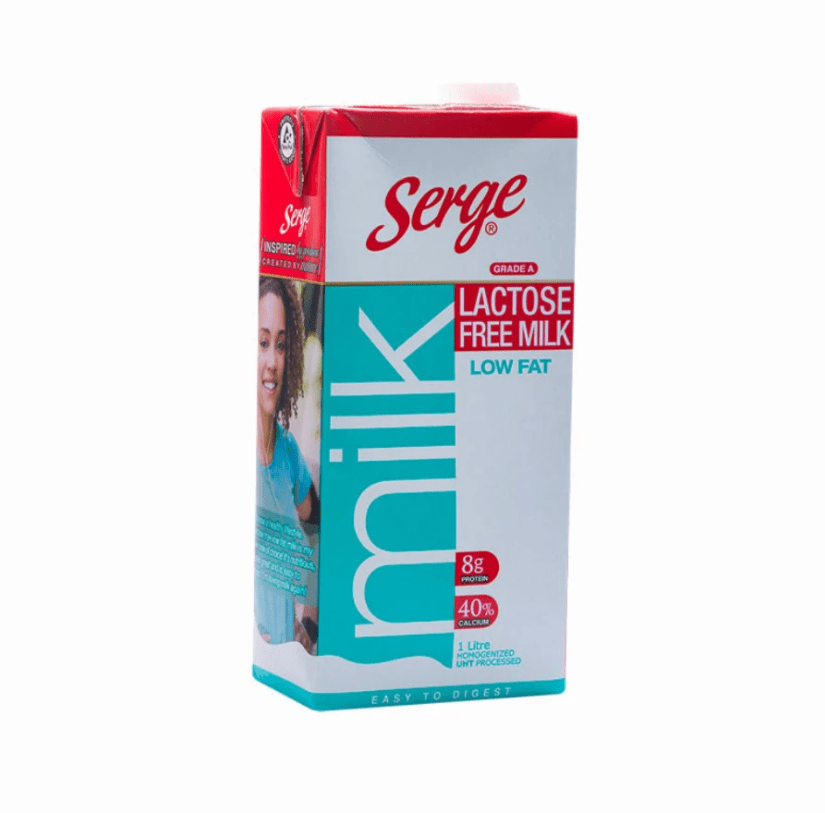 Serge Low Fat Lactose Free Cow's Milk 1L Seprod