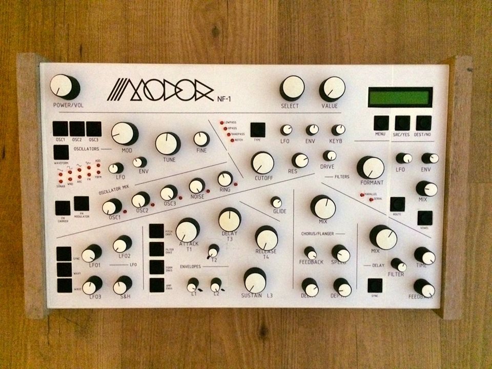Modor NF1 digital hardware synth Archiv Sequencer News
