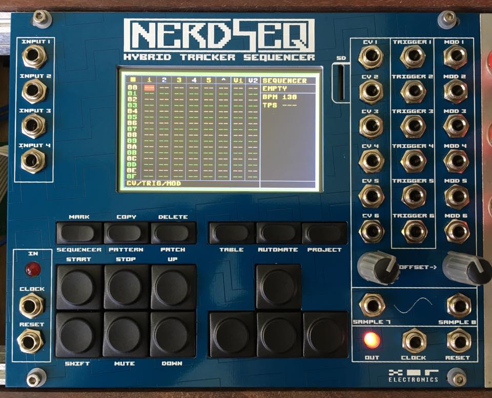 Nerdseq Euromodule Sequencer (Tracker!) Sequencer Archiv