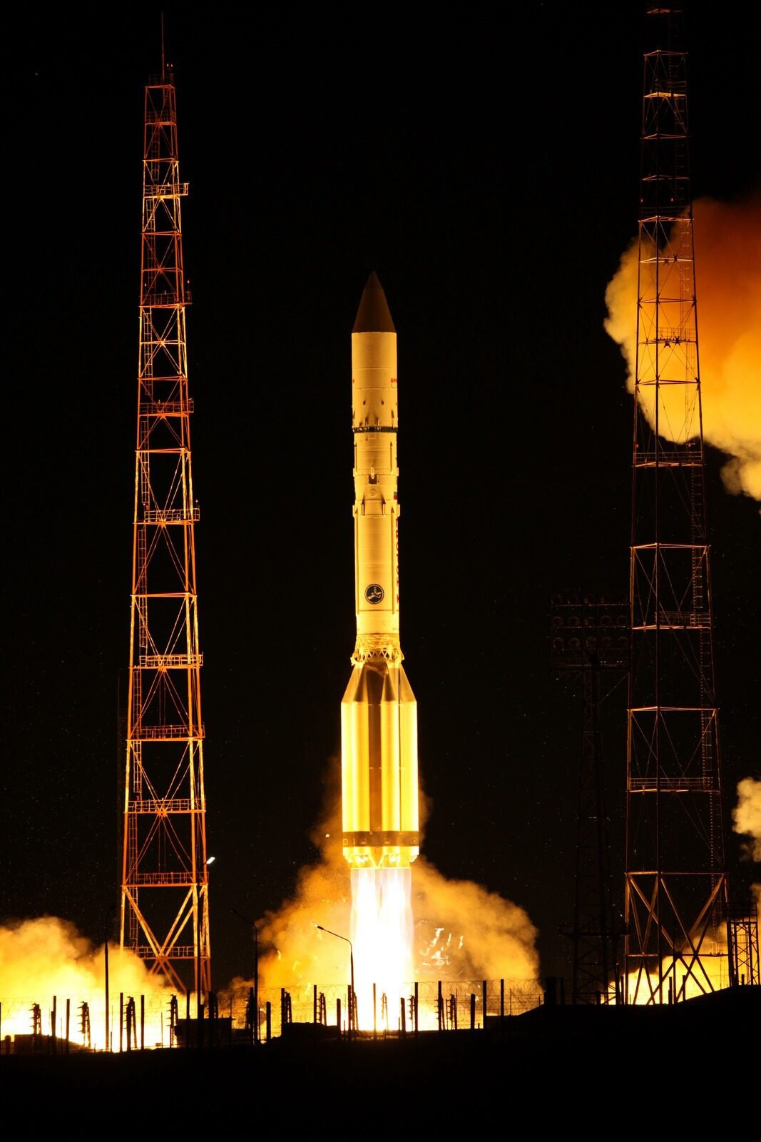 100th flight of the ProtonM rocket orbits joint