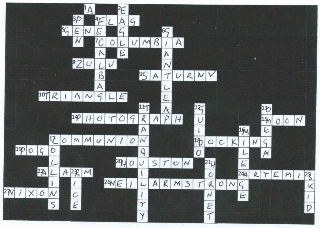Belated news Our Apollo 11 crossword is now corrected...and we also