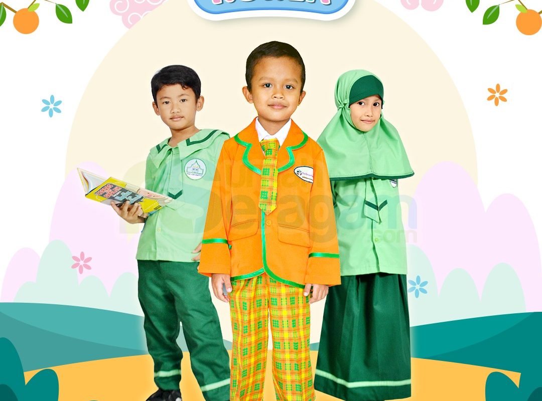 Baju Sekolah Korea Unik dan Keren Untuk TK / PAUD - Seragam TK