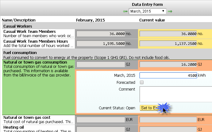 Feature Data Entry Forms SERAM Feature Data Entry Forms SERAM