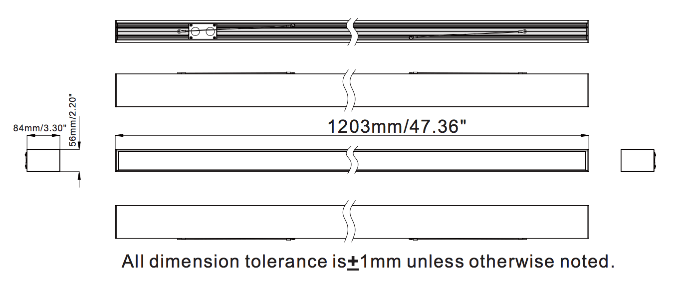 Linkable Linear Suspension Lighting STL371 Sera Technologies