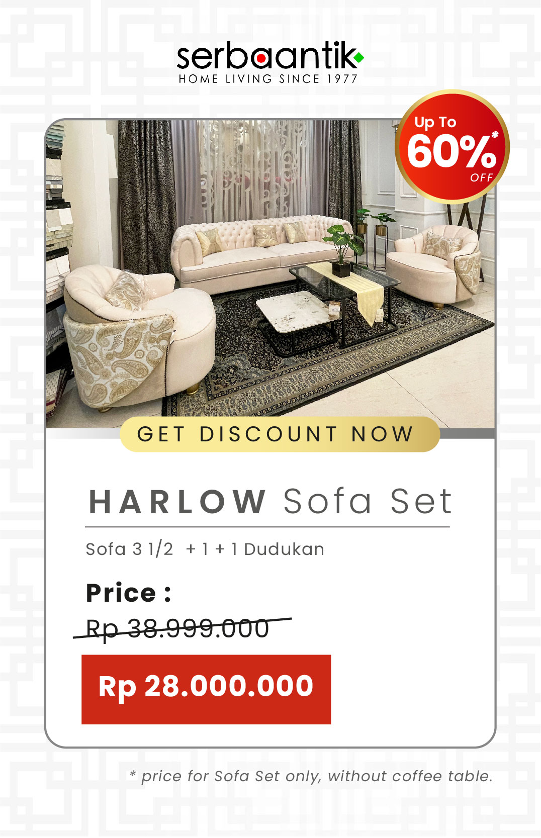 Blog Harlow Sofa Set