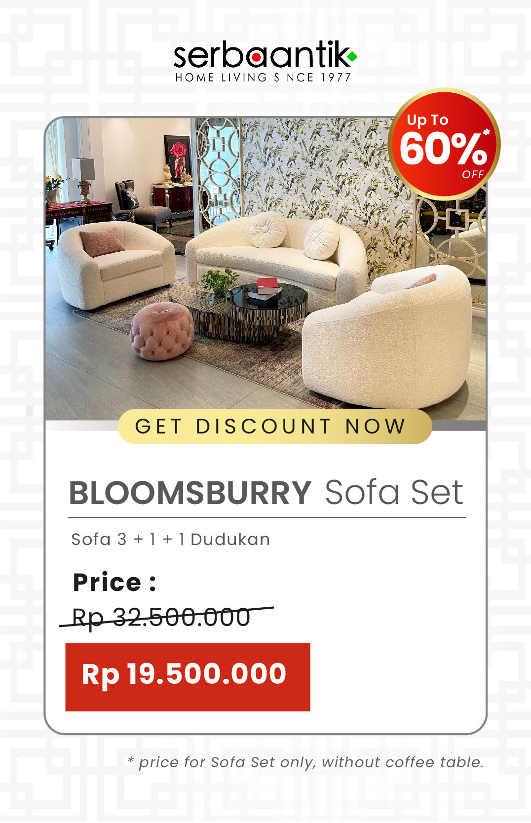 Blog Bloomsburry Sofa Set