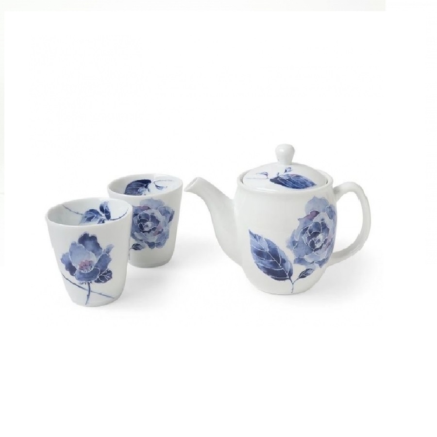 SerendipiTea Tea Set Blue Rose