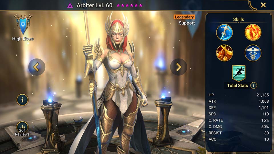 Guide Arbitre Raid Shadow Legends Compétences Maîtrises Equipement Serial Gamers