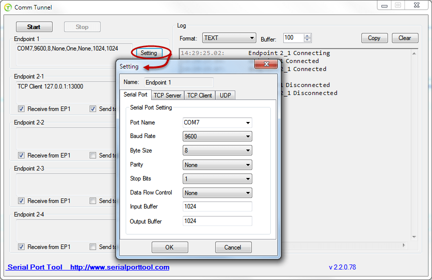 Comm Tunnel Free Serial Port Debug Tool