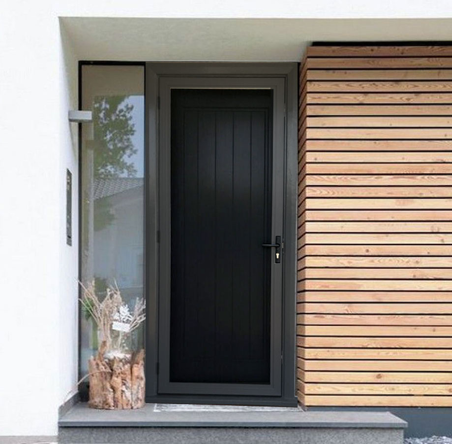 Perforated & RestrictedVision Aluminium Screen Doors Sydney Serious