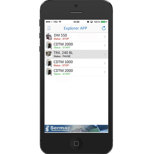 EXPLORER SMART APP Android / IOS Sermac