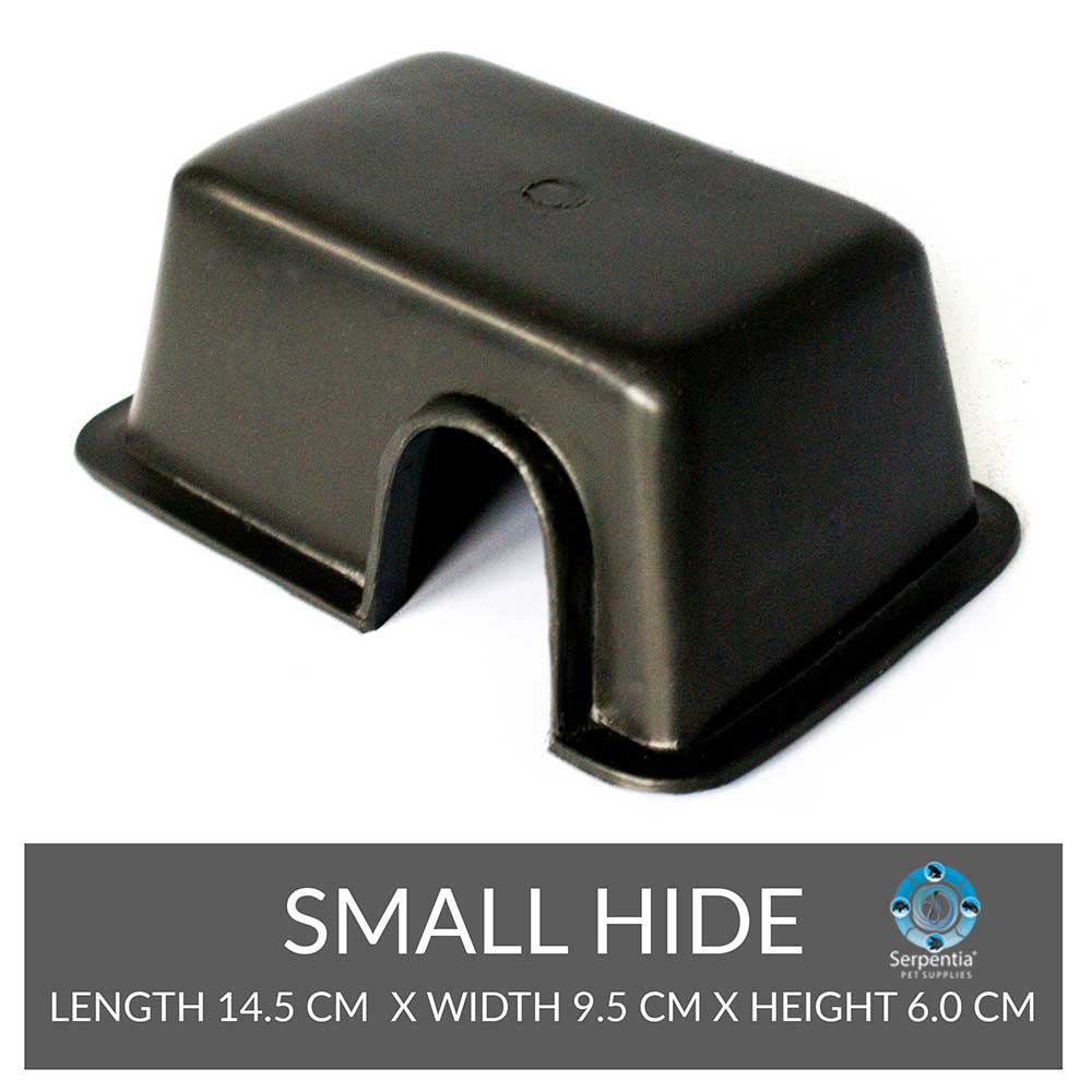 Black Plastic Reptile Hides Serpentia Plastic Reptile Hides