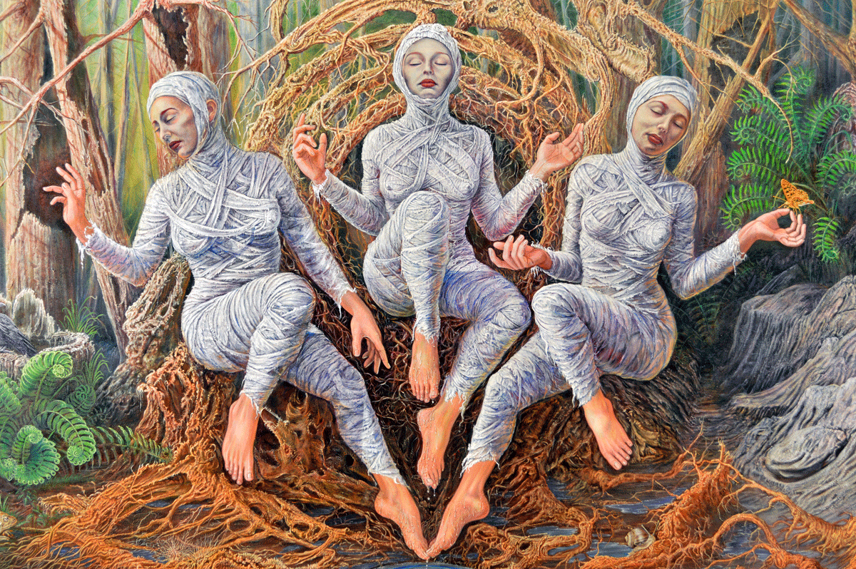 Three Graces Gallery, Details of the Three GracesSerros