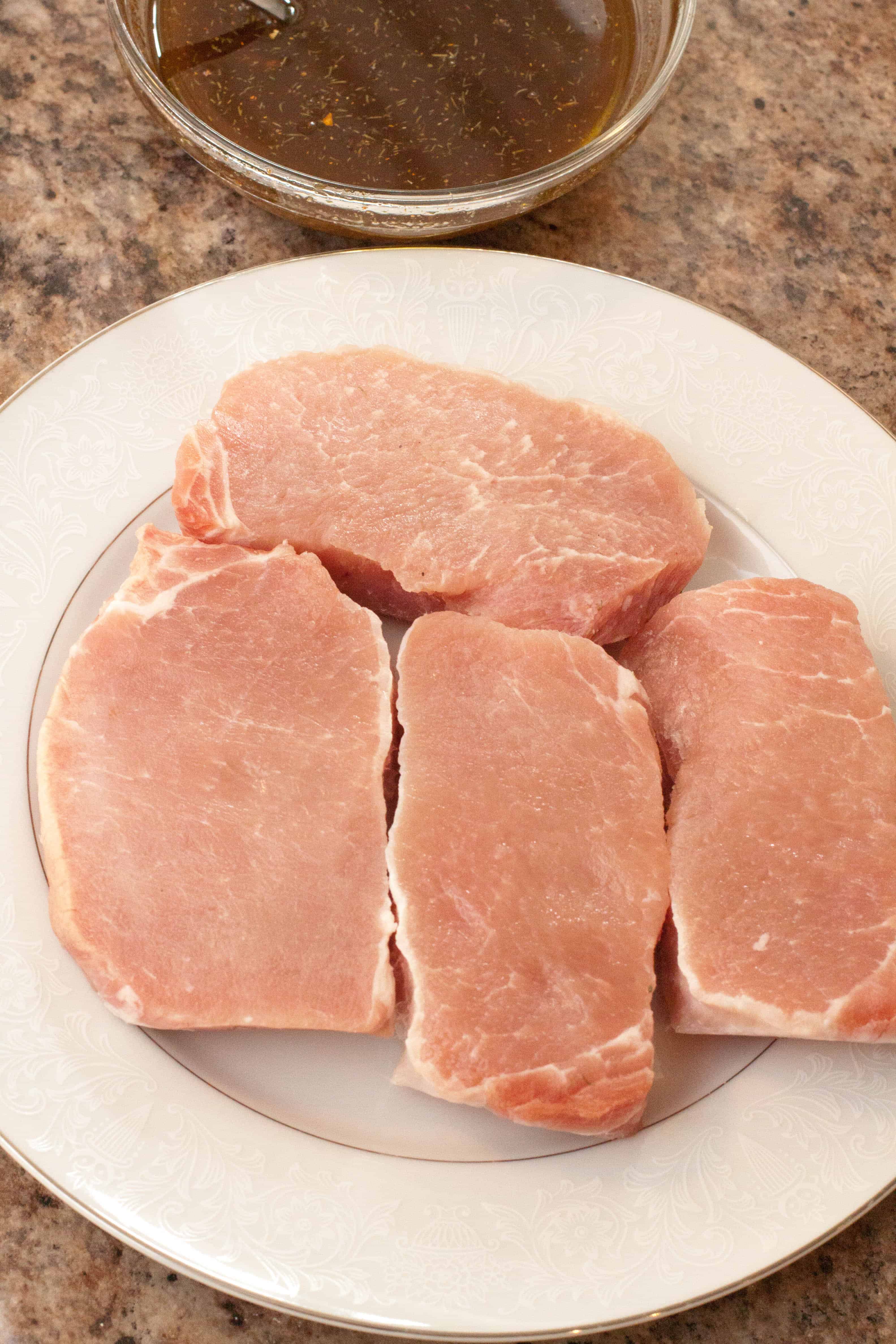 Grilled Boneless Pork Chops Served From Scratch