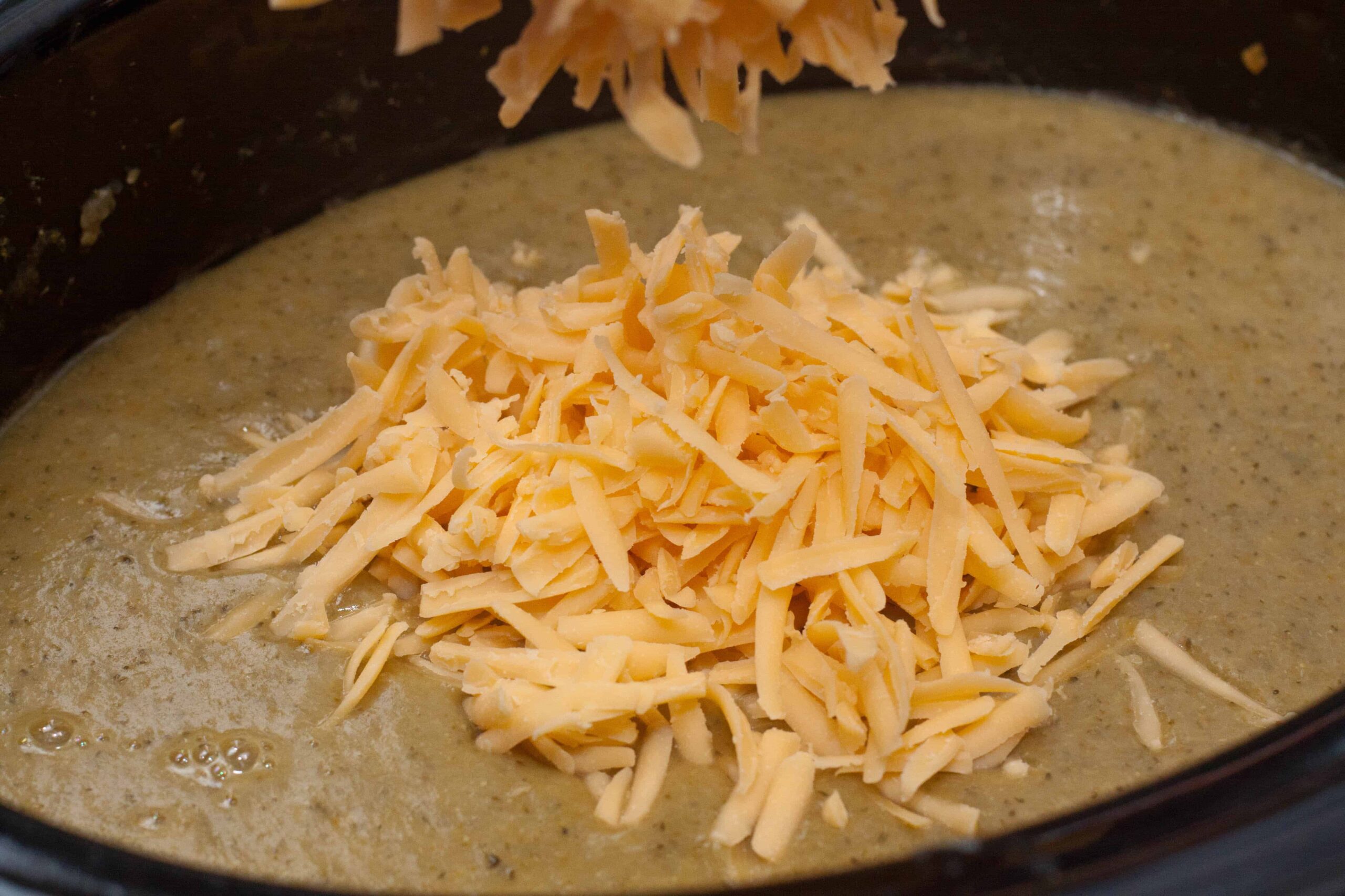 Crock Pot Broccoli Cheddar Soup From Scratch Served From Scratch