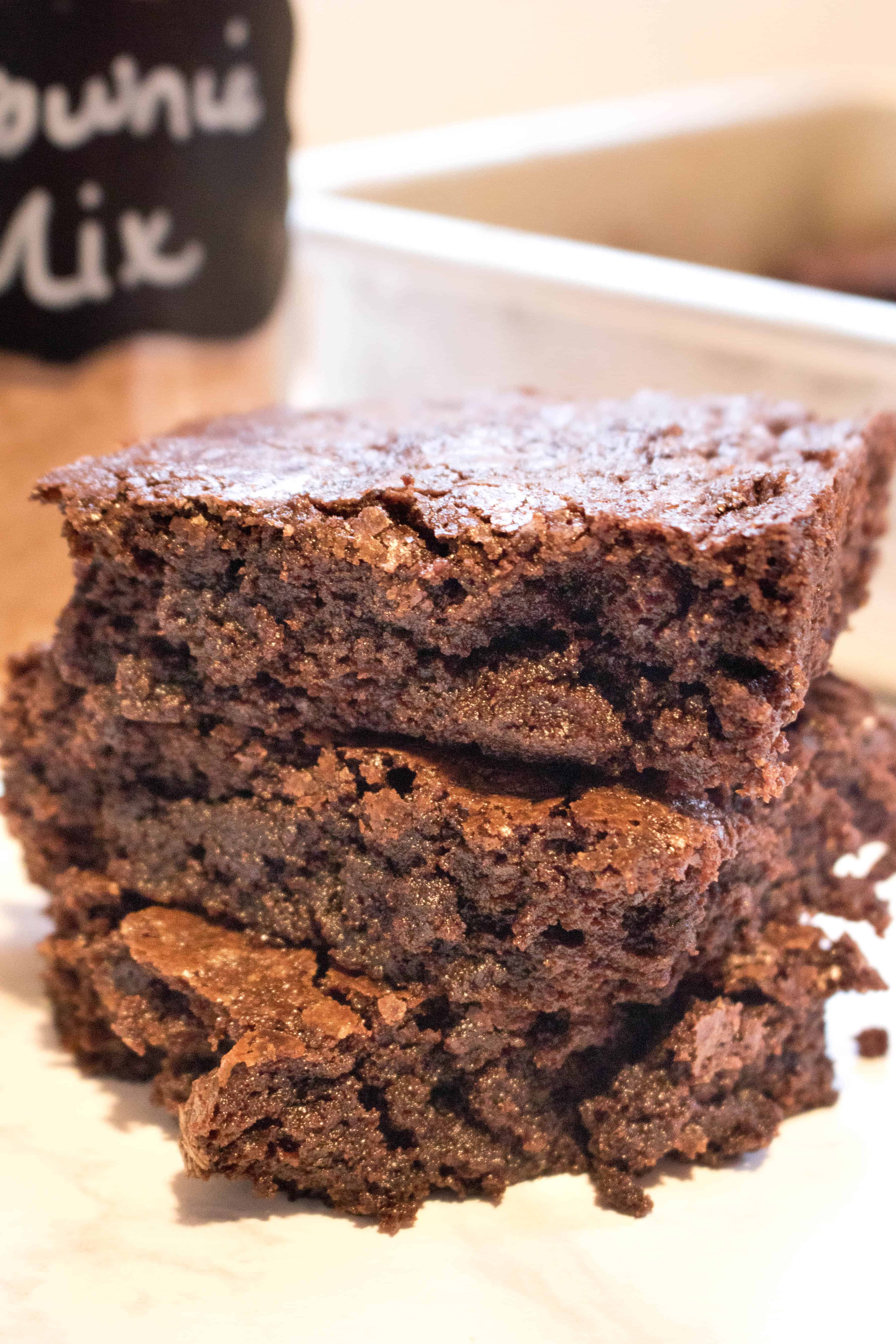 Copycat Boxed Brownie Mix Served From Scratch