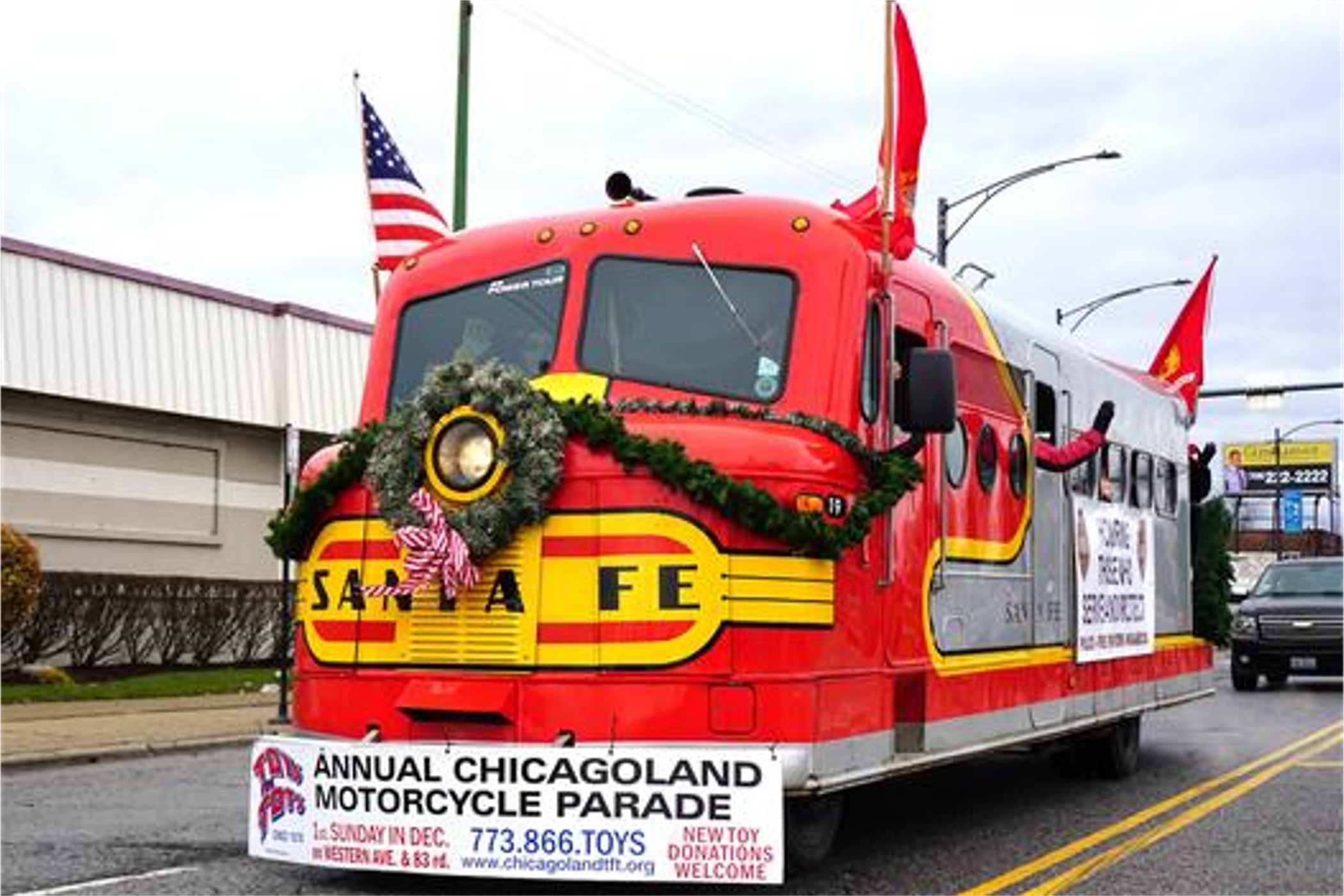 Toys for Tots Motorcycle Parade in Chicago 2018 pictures