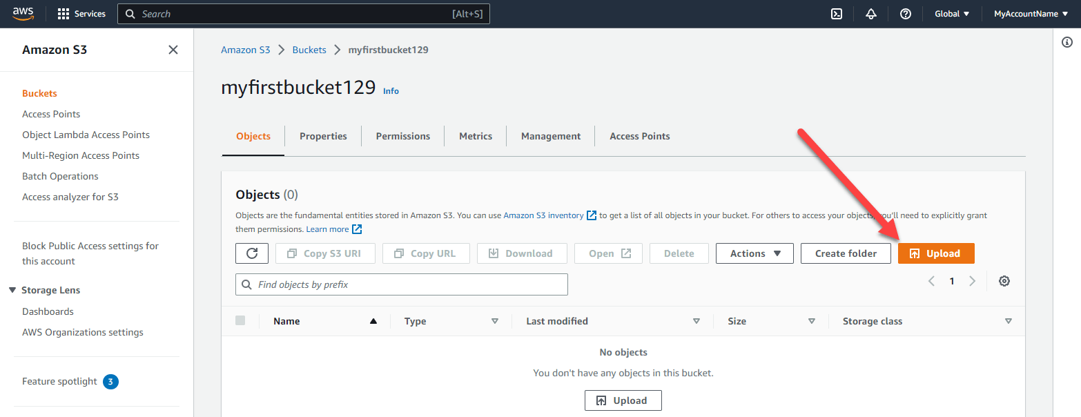 Creating and managing S3 buckets Server Academy