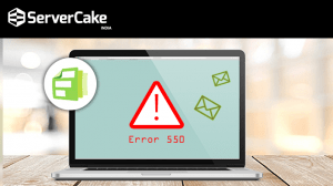 How to solve 550 error - ServerCake