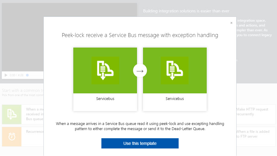 Azure Logic Apps and Service Bus Peek Lock Serverless360