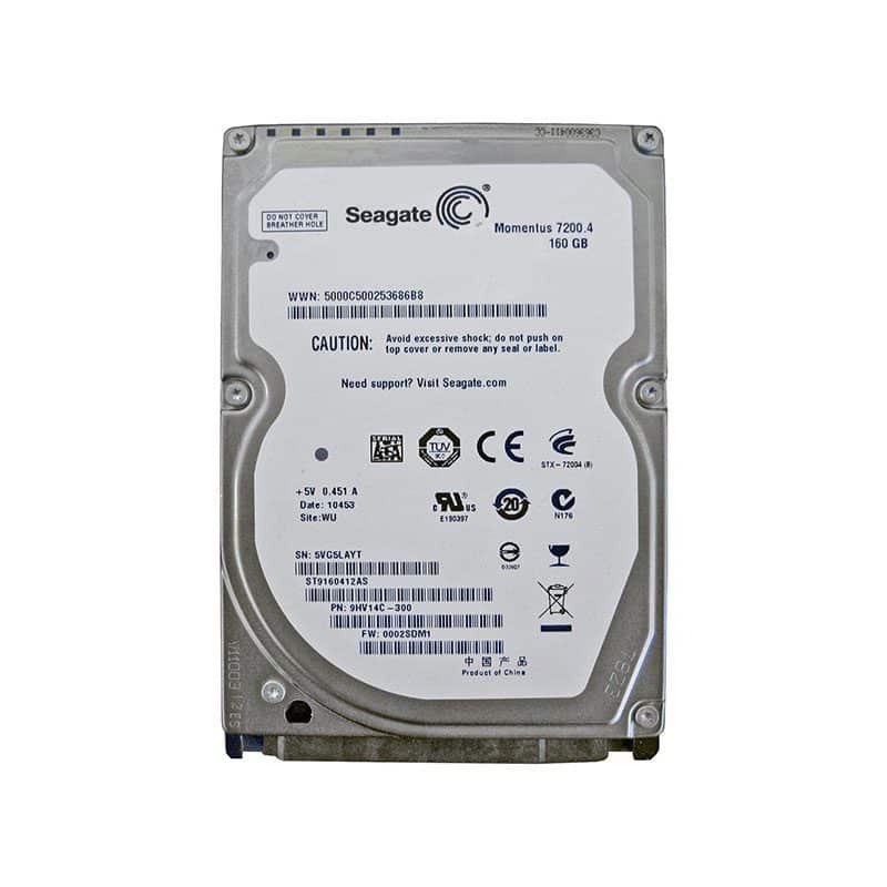 ST9160412AS Seagate Momentus 7200.4 160GB SATA Hard Drive