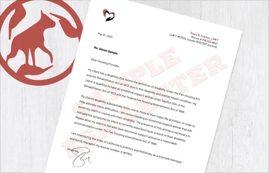Get Your Emotional Support Animal (ESA) Letter Here