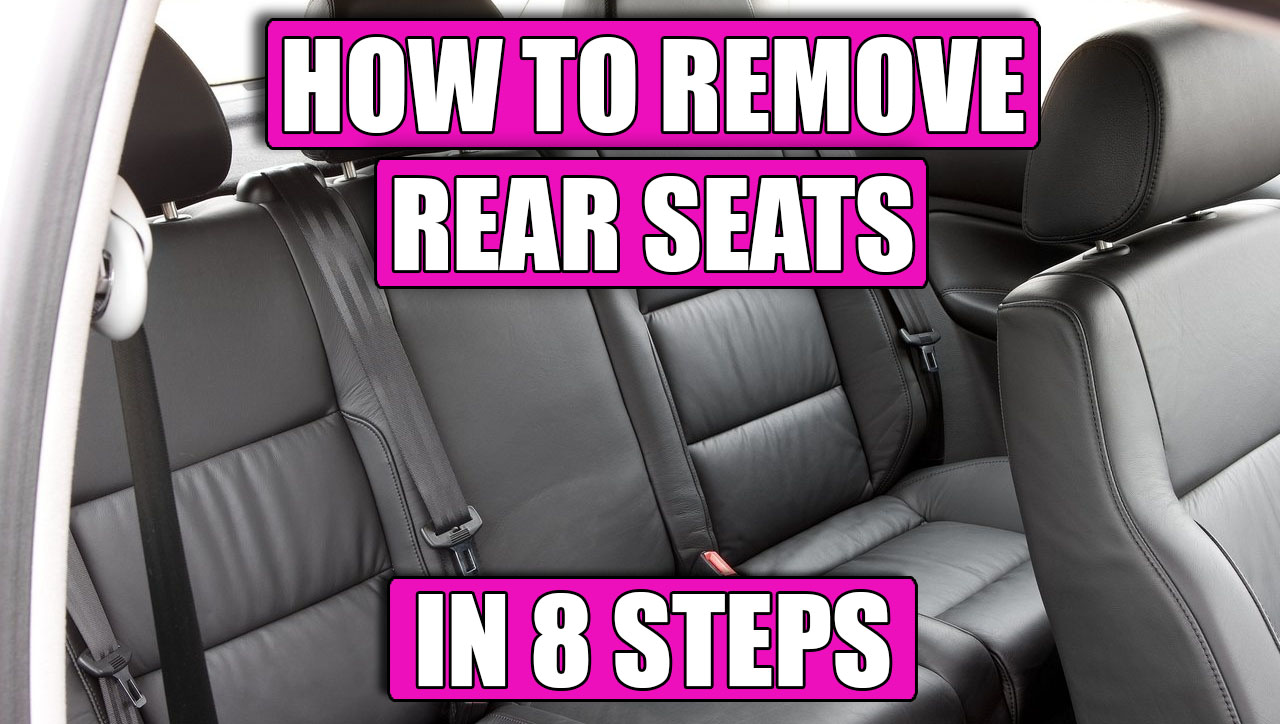How to remove the rear seats / back seats on VW Golf Mk4, Bora, Jetta