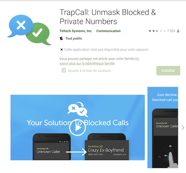 Comment démasquer ou connaitre un numéro de téléphone masqué sur Android