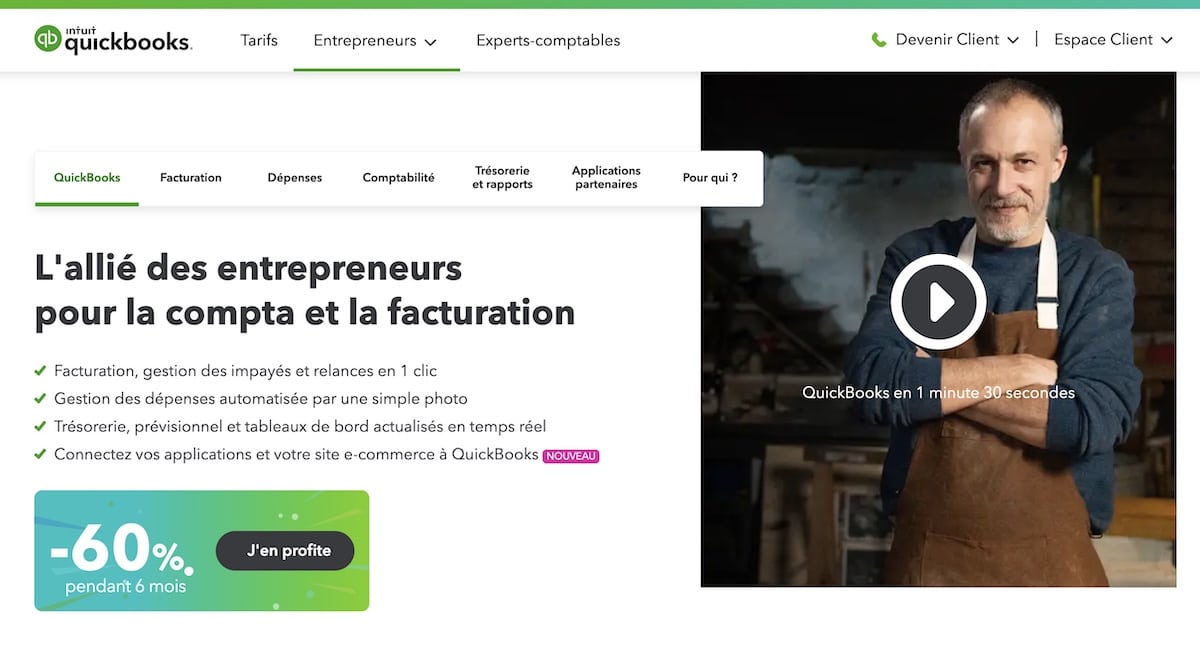 Code promo Quickbooks valide en 2022